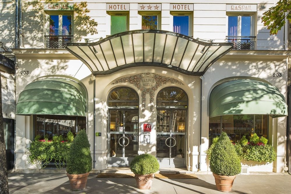 Hotel Raspail Montparnasse Parijs Buitenkant foto